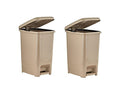 Superio Slim Step On Trash Can, Under Desk by Superio