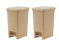 Superio Slim Step On Trash Can, Under Desk by Superio