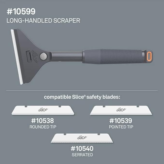 Slice 10599-CS Long-Handled Ceramic Scraper, Never Rusts, Lasts 11x as Long as - Image 4