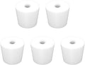 Labasics 5-Pack 6# Single-Hole Silicone Stoppers, Durable and Reusable Silicone by Labasics