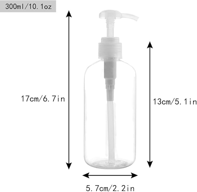 Yebeauty 16 Pack 10oz/300ml Pump Bottle Shampoo Pump Dispenser, Shampoo Bottles - Image 2