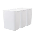 3-Pack 4.5 Gallon Trash Can Wastebasket, Garbage Container Bin by Nicesh