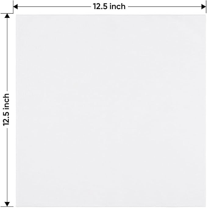 HOMEXCEL White Microfiber Cleaning Cloth 12 Pack, 12.5 x 12.5 inch Microfiber - Image 7