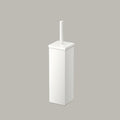 Gatco 1488W Elegant Square Toilet Brush Holder, Matte White by Gatco
