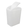 4.2 Gallon Plastic Swing Lid Trash Can, Small Garbage Can by Xowine