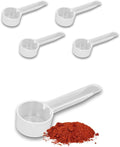 4 Pack – 1 Tablespoon Plastic Measuring Scoop – 14.8 cc / 14.8 ml / ½ oz. – by JAK+Industrial