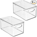 mDesign Plastic Deep Storage Bin Box Container by mDesign