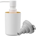 Soap Dispenser for Bathroom and Kitchen, 12oz Modern Minimalist Style Plastic by Unknown