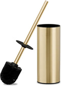 304 Stainless Steel Toilet Bowl Brush and Holder Set, Circular Floor Toilet by YIGUANXIN