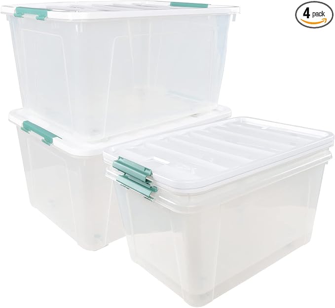 80 L Extra Large Plastic Storage Box by Zerdyne