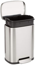 Amazon Basics Smudge Resistant Mini Rectangular Trash Can by AmazonBasics