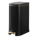 Bathroom Trash Can with Soft-Close Lid 3.5 Gallon Stainless Steel Garbage Can by SYNCVIBE