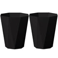 2 Pack Small Trash Can 1.8 Gallon Waste Basket Bathroom Garbage Bin by FocusesonthehomeFurnishing