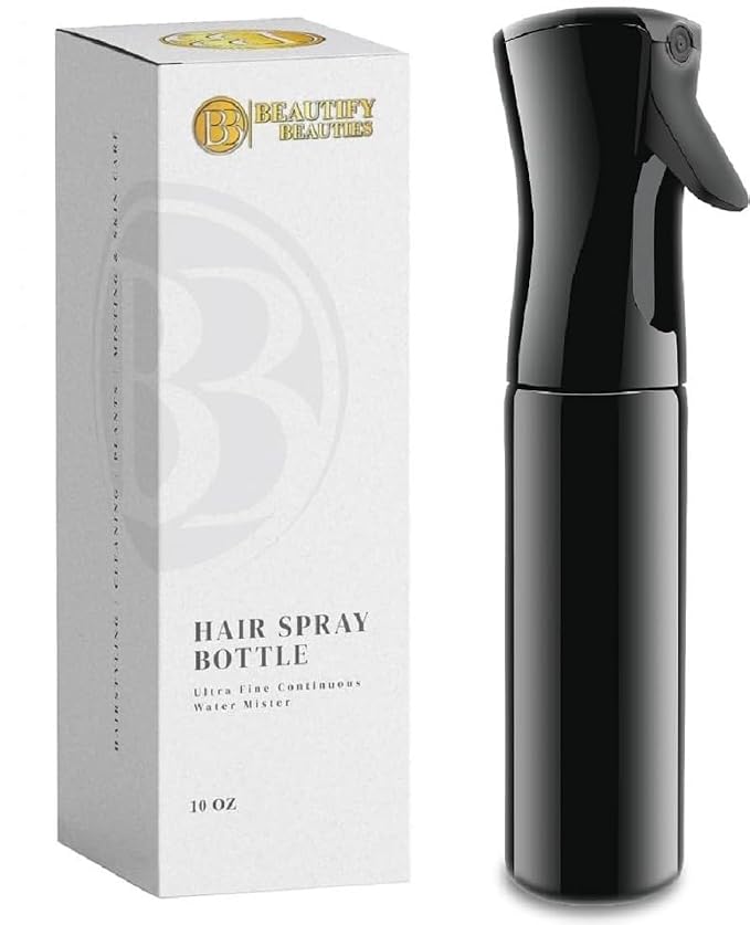 BeautifyBeauties Hair Spray Bottle – Ultra Fine Continuous Water Mister by Beautify+Beauties