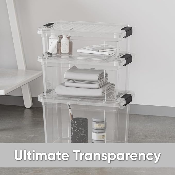 Superio Clear Storage Boxes - Image 7