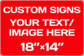 Repaly Personalized signs, Aluminum Weatherproof Metal Sign Multiple Sizes by Repaly