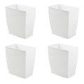 iDesign Small Rectangular Bathroom Trash Cans by iDesign