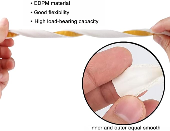 Weather Stripping Seal Strip Tape, Doors Windows Frame Self Adhesive D Type - Image 5