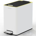 Stainless Steel Bathroom Trash can by SolaceCove