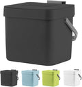Kitchen Trash Can with Lid, LALASTAR Wall-Mounted Under Sink Small Garbage Can by LALASTAR
