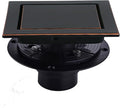 RANDOM Oil Rubbed Bronze Shower Drain Square 6 inch by RANDOM