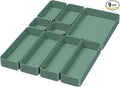 CHANCETSUI 9 Pcs Stackable Drawer Organizer Trays Set, Desk Drawer Organizer by CHANCETSUI