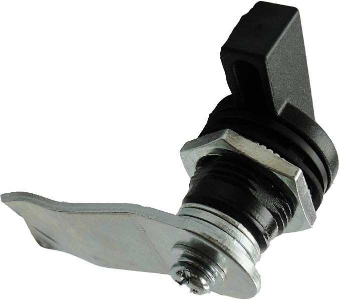 WJSKDQ 4PCS Thumb Operated Offset Thumb Cam Lock Black Cam Lock - Image 3