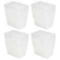 iDesign Small Rectangular Bathroom Trash Cans by iDesign