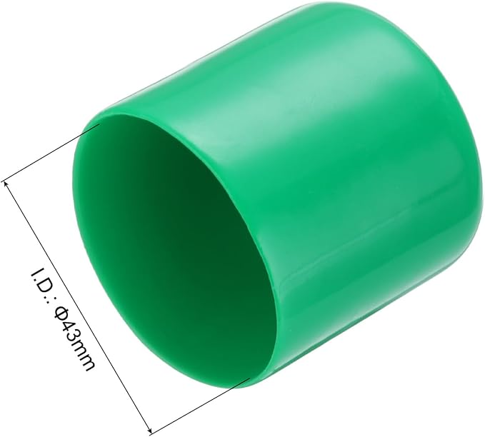 uxcell 20pcs Rubber End Caps 43mm ID Vinyl PVC Round Tube Bolt Cap Cover Screw - Image 3