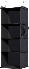 4-Shelf Hanging Closet Organizer and Storage, Collapsible Hanging Shelves by WelcometoYRCBEHFU