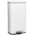 Arlopu 8 Gallon Step Trash Can, Stainless Steel Garbage Bin, Soft-Close Rubbish by Arlopu