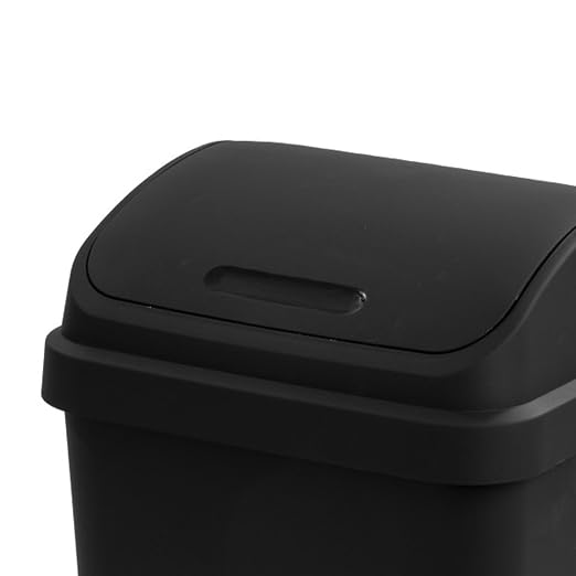 Sterilite 8-Pack Swing Top Wastebasket, Sleek Square Profile Trash Can - Image 7