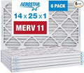 Aerostar 14x25x1 MERV 11-6 Count by AirFiltersDelivered