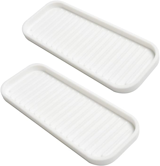 Silicone Sponge Holder Kitchen Sink Organizer Tray Dish Caddy Soap Dispenser by Gosmol