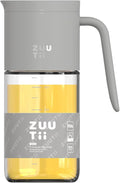 Zuutii Olive Oil Dispenser Bottle 18.6oz – Auto Flip Glass Vinegar Bottle by Zuutii