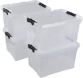 Pekky 50 Quart Clear Storage Containers/Bins by Pekky