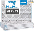 Aerostar 20x26x1 MERV 13-6 Count by AirFiltersDelivered