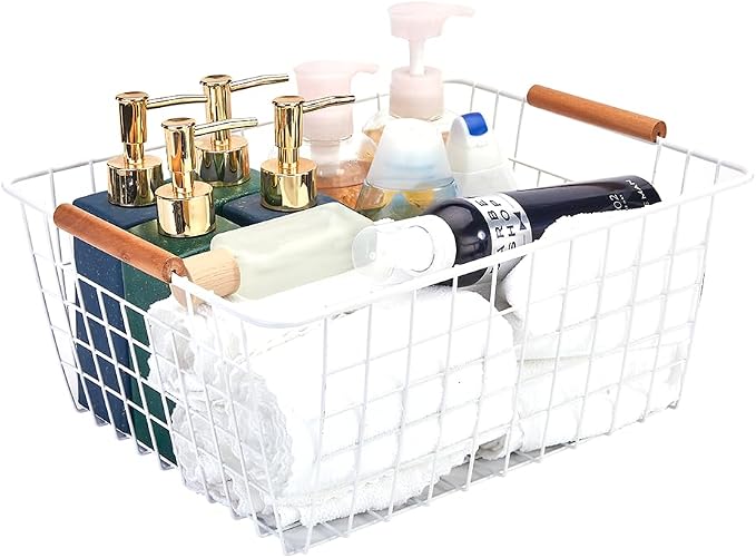 LeleCAT Large white wire baskets - Image 3