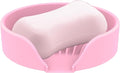 Self Draining Soap Dish, Silicone Suction Cup Soap Holder Tray Savers Container by UltraKeno