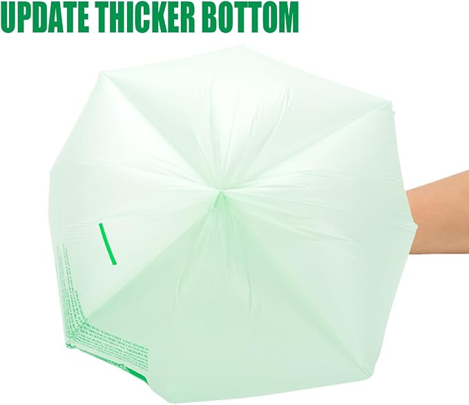 13 Gallon Compostable Trash Bags, Compost Bags Tall Kitchen Trash Bags - Image 6