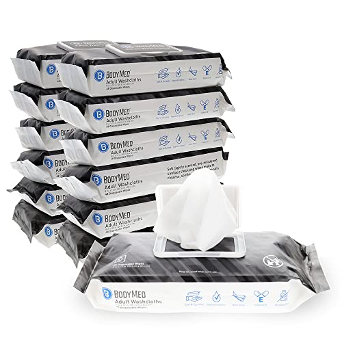 BodyMed Adult Disposable Incontinence Wipes, 48 Wipes/Pack - Image 7