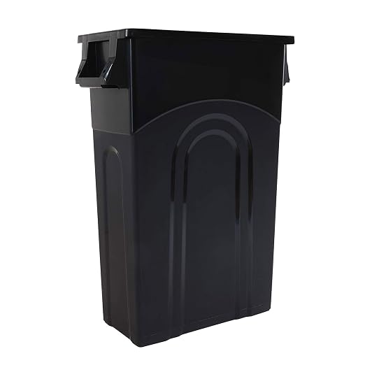 United Solutions Highboy Waste Container, 23 Gallon, Space Saving Slim Profile - Image 7