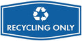 Fancy Recycling Only Sign by SignsByLITA