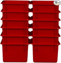 Wood Designs Cubby Storage Bin, Heavy Duty Plastic Containers by Unknown