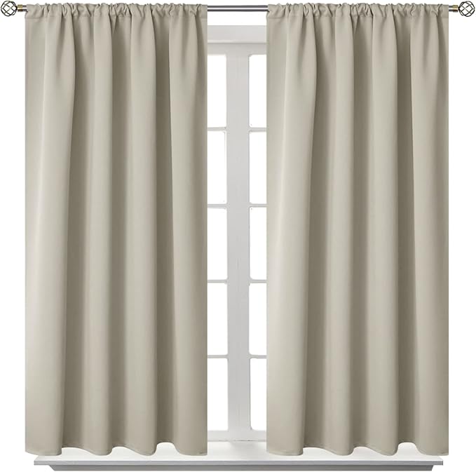BGment Short Blackout Curtains 48 Inches Length by BGment