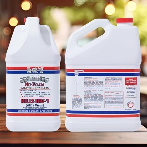 Nu-Foam Liquid Detergent for Bar Glassware – Original Streak-Free Solution - Image 9