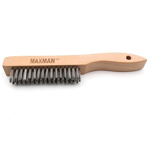 MAXMAN Wire Brush, Heavy Duty Stainless Steel Wire Brushes - Image 5