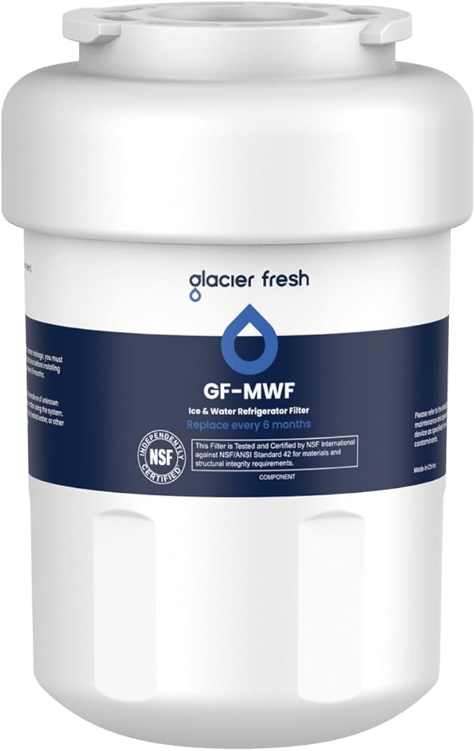 GLACIER FRESH Replacement for MWF Refrigerator Water Filters, SmartWater MWFP by GLACIERFRESH