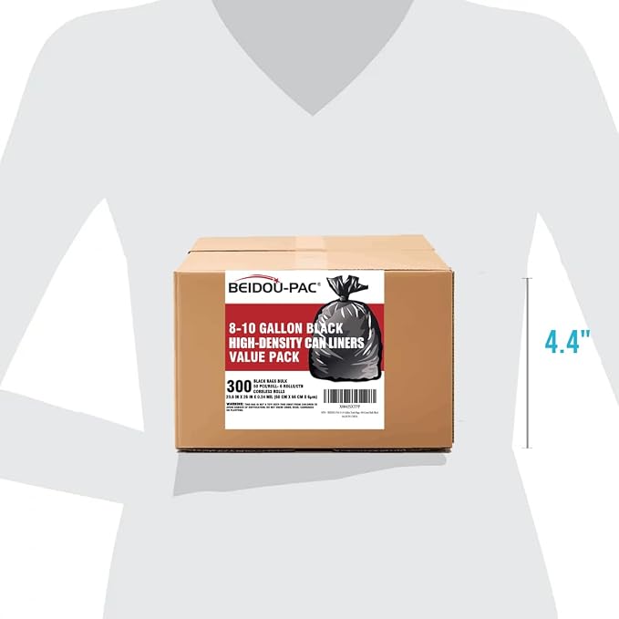 8-10 Gallon Trash Bags, Industrial, Commercial, Janitorial - Image 3