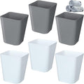 Eccliy 6 Pack Plastic Trash Can by Eccliy